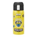 ショッピングミニオン スケーター STOT3 ミニオン 保温保冷 ステンレス水筒 ワンプッシュ 350ml