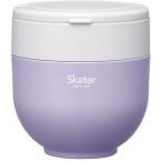 スケーター LDNO6AG ライラックグレー 保温 保冷 丼ぶり ランチジャー 540ml 折りたたみハンドル付 抗菌