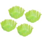 SINKATEC ベジカップ 角 G-レタス 抗菌お弁当カップ 4個入