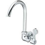 三栄水栓製作所 A2316-13 厨房用横形ツル首自在水栓