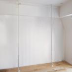 TOSO Naivis つっぱりカーテンレールセット 2.0m ホワイト(リングランナー×20) メーカー直送