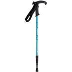 CAPTAIN STAG M-9856 PAL M9856 トレッキングステッキ Tグリップ(3段スライド式) ブルー フラワー