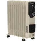 ショッピングオイルヒーター 日本ゼネラル・アプラィアンス HEZC13/10JCH アーモンド ハイブリッドオイルヒーター(木造:6畳/コンクリート:9畳・ハンガー付き)