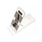 STAND-02 мобильный подставка прозрачный [ compact складной место хранения ][ регулировка угла возможность ] смартфон 