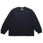 ショッピングロンt CAPERTICA カペルチカ ロンＴ 長袖 Tシャツ Super120s ウオッシャブルウール ネイビー NAVY