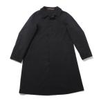 SCYE BASICS носорог Basic sHigh Density Mill Cloth Balmacaan Coat высокий электронный ti Mill Cross bar ma машина n пальто черный 