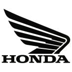 東洋マーク　各種メーカーステッカー　HONDA Wing 大 黒 転写 R-340