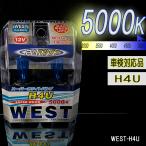 5000 кельвин [ соответствующий требованиям техосмотра товар ] противотуманая фара 12V автомобильный super белый клапан(лампа) 2 штук входит WEST-H4U