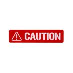 東洋マーク　実用ステッカー　CAUTION　小　反射　Z-3499