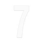  Восток Mark номер серии номер стикер маленький белый 7 ZSW7