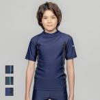  Nike Kids boys короткий рукав Rush Guard NIKE SWIM мужчина 120-170cm Junior ребенок мужчина . мужчина . школьный купальник выгоревший на солнце участок меры ультрафиолетовые лучи меры /1991124[ возвращенние товара не возможно ]