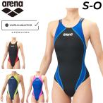  Arena WA одобрение модель женский .. купальный костюм официальный собрание возможно arena aqua advance do One-piece двойной ремешок ( cut повышать ) женщина /AS6SRC26L[ возвращенние товара не возможно ]