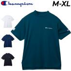 ショッピング半袖シャツ チャンピオン 半袖シャツ メンズ ゴルフウェア CHAMPION GOLF モックネックシャツ ゴルフシャツ 吸汗 速乾 UVカット 男性 モックシャツ 半そで /C3-BG323