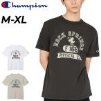 チャンピオン 半袖 Tシャツ メンズ Champion プリントT カレッジ風 クルーネックT アメカジ 半袖シャツ カジュアルウェア 男性 半そで トップス /C3-D347