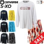 長袖シャツ ハーフパンツ 上下セット メンズ コンバース CONVERSE バスケットボール スポーツウェア セットアップ 吸汗速乾 男性 部活生 /CB222364L-CB222864
