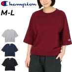  Champion короткий рукав . минут рукав футболка тренировочный женский Champion половина рукав спортивная фуфайка одноцветный обратная сторона шерсть тренировочные брюки легкий Logo вышивка свободно /CW-E016