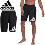 水着 スイムパンツ インナー付 メンズ アディダス adidas クラシックレングス ロゴ スイムショーツ/男性 海パン プール スポーツ/EKC04【取寄】【返品不可】