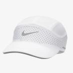 ナイキ スポーツキャップ 帽子 メンズ レディース NIKE Dri-FIT ADV フライアンストラクチャード リフレクティブ 白 ホワイト ランニング マラソン /FB5681-100