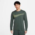 ナイキ 長袖 Tシャツ メンズ NIKE DF フラッシュ L/S Tee トレーニング スポーツウェア ビッグロゴ 吸汗速乾 ドライ ランニング ジム 男性用 長そで /FQ3884-338