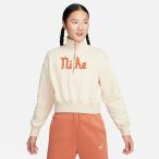 ナイキ スウェットシャツ レディース NIKE 裏起毛 トレーナー ショート丈 オーバーサイズ ハーフジップ ハイネック 保温 レディースウェア ブランド /FQ7980-252