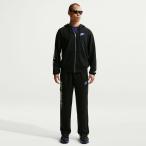  Nike тренировочный мужской верх и низ NIKE Club Zip Parker длинные брюки выставить обратная сторона шерсть тренировочные брюки чёрный черный верх и низ комплект мужчина /IF0726-010-SET