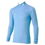  New balance нижняя рубашка длинный рукав мужской newbalance стрейч внутренний рубашка mok шея футбол одежда tops /JMTF7380-SAX[ возвращенние товара не возможно ]