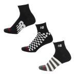  New balance носки 3 пара комплект мужской женский newbalance mid length 3P носки 23-29cm унисекс 3 цвет комплект NB Logo окантовка рисунок /LAS55637-AS8