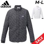 アディダス 中綿ジャケット メンズ ゴルフウェア adidas GOLF BOSグラフィック ゴルフジャケット 保温 アウター 中わた キルティング 防風 防寒 /MKS21
