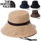 ショッピングSALE品 ノースフェイス 帽子 メンズ レディース THE NORTH FACE ハイクブルームハット あご紐 収納袋付 日差し除け 天然繊維調 ストローハット ユニセックス /NN02343