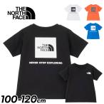ザ・ノース・フェイス ベビーウェア 半袖 Tシャツ THE NORTH FACE トドラー バックスクエアロゴティー 100-120cm ベビー服 子供服 プリントT /NTT32538