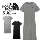 ザ・ノース・フェイス ワンピース 半袖 レディース THE NORTH FACE Tシャツワンピ ドレス 膝下丈 ロング 無地 吸汗速乾 アウトドア デイリー タウン /NTW32357