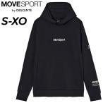デサント ムーブスポーツ スウェットジャケット メンズ レディース MOVESPORT by DESCENTE プルオーバー パーカー フード付き スエット 吸汗 /SV6SSW01U