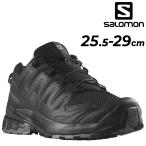 サロモン メンズ トレイルランニングシューズ 幅広 ワイド 靴 SALOMON XA PRO 3D V9 WIDE トレイルシューズ ローカット バンジーレース /XAPRO3D-V9WIDE