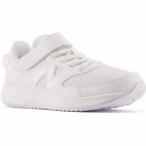 ニューバランス キッズ ジュニア スニーカー Newbalance 570 子供靴 17-25cm 白靴 ランニングシューズ ローカット マジックテープ 子ども スポーティ /YT570-LW3