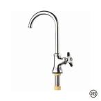 SANEI(三栄水栓) A56J-13 立形ツル首自在水栓(固定コマ仕様) [共用形]