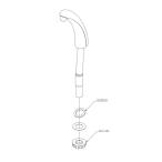 TOTO HH07138S рука . металлические принадлежности [HH07138R. пришедший на смену товар ]