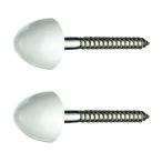 SANEI(三栄水栓) R43-6-6.2X63-W 大便器床取付ビス(カラー：ホワイト)