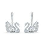 Swarovski スワロフスキー Dancing Swan クリスタル ピアス