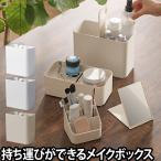 メイクボックス 鏡付き 持ち運び 大容量 ドレッサー トレイ付き バニティケース 持ち運びができるメイクボックス