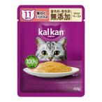 カルカン パウチ 11歳から やわらかペースト 味わいとりささみ 着色料・発色剤 無添加 60g