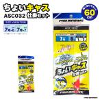 釣り 仕掛セット ちょいキャス ASC032 60cm ショート仕様 仕掛け PRO MARINE クリアランス価格