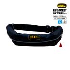 ショッピングライフジャケット デュエル 釣り人共創型限定 ライフジャケット 桜マーク付 自動膨張式 SQ-DU 腰巻き式 ウエストベルト 救命胴衣 国土交通省型式承認品 タイプA Squid Saver