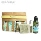 ロクシタン プロヴァンス ポーチ付き ４点セット（シャンプー・ボディローション・石鹸・ハンドクリーム [ch0]