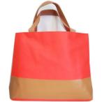 ショッピングゲラン ゲラン ショッピングバッグ オレンジｘベージュ GUERLAIN (423071)  [ノベルティ] [38n]