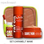 niksfato масло "губа" & корпус комплект kala melt mamiNYX PROFESSIONAL MAKEUP FAT OIL LIP & BODY KIT CARAMELT MAMI [6d4]