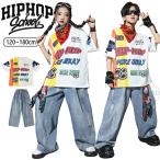 ダンス衣装 HIPHOP キッズ tシャツ 半�