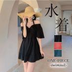 水着レディース  体型カバー ぽっちゃり ママ水着 ワンピース水着 20代 40代スイムウェア 水着ワンピース バストアップ ビキニ ビーチウェア お洒落