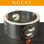 GUCCI　グッチ　シルバー　Gロゴ　ワイドリング　指輪　SV925　日本サイズ約18号　アクセサリー