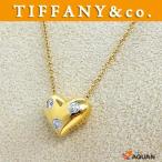 Á÷ÎÁ̵ÎÁ TIFFANY&CO. ¥Æ¥£¥Õ¥¡¥Ë¡¼ ¥É¥Ã¥Ä¥Ô¥ó¥Á¥É¥Ï¡¼¥È¥Í¥Ã¥¯¥ì¥¹ K18 750 YG ¥À¥¤¥ä £³P ¥¤¥¨¥í¡¼ ¥´¡¼¥ë¥É ¥Ú¥ó¥À¥ó¥È 7311