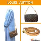 LOUIS　VUITTON　ルイヴィトン　モノグラム　アクセサリーポーチ　ポシェット・アクセソワール　ロングストラップ付　ミニバッグ　送料込み